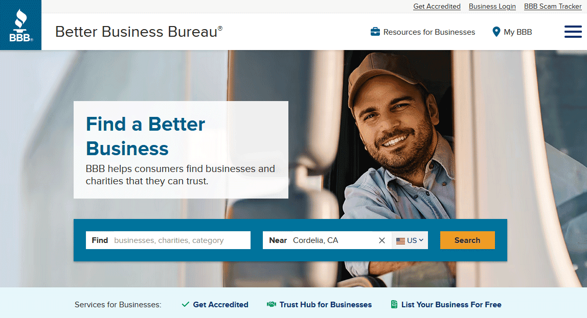 (BBB) Better Business Bureau