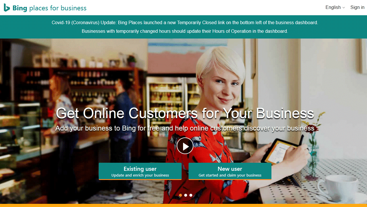 Bing Places for Business