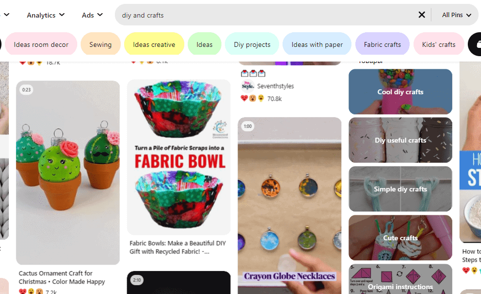 Pinterest Board Names for DIY and Crafts