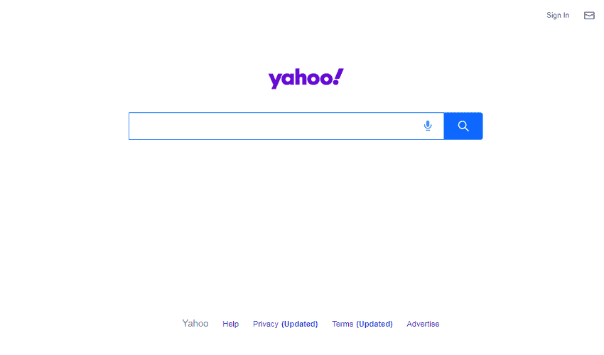 Yahoo Search Engine