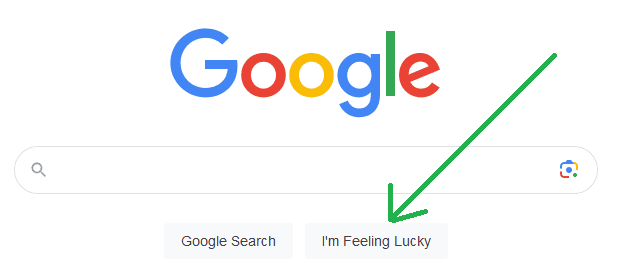 I'm Feeling Doodly with Google Doodles Games Button