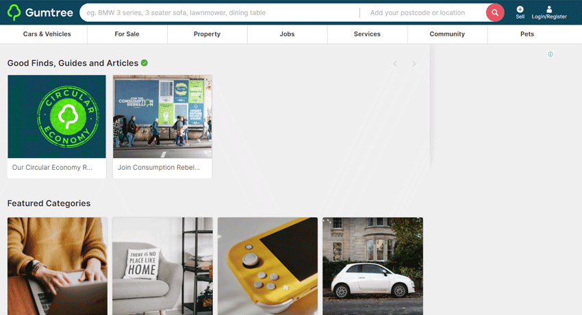 gumtree site like craigslist