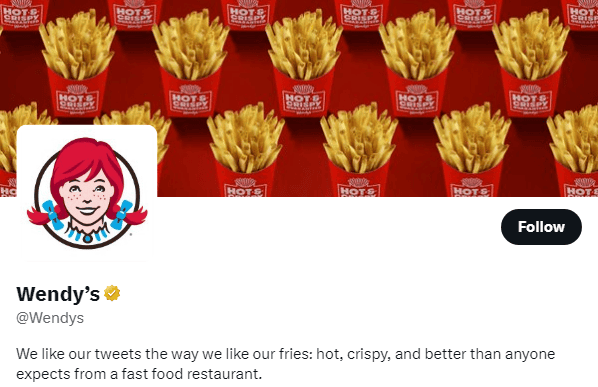 Wendy's Tweets about Humorous Marketing Strategies