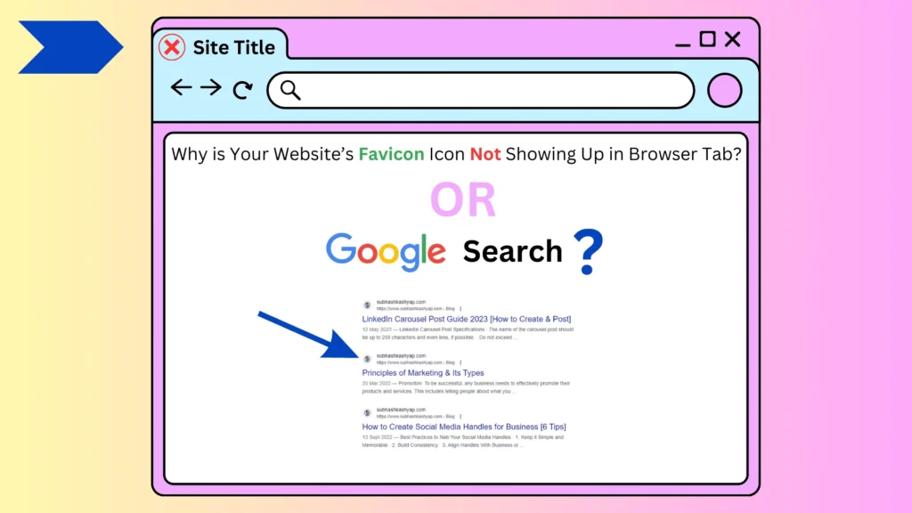 favicon icon not showing