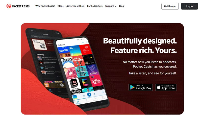 PocketCasts Free Podcasting App