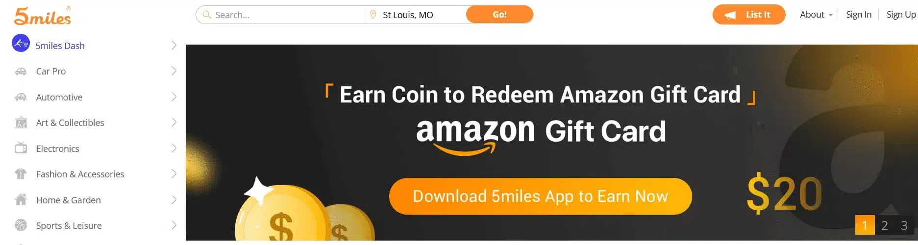 5miles Classified Ad Site