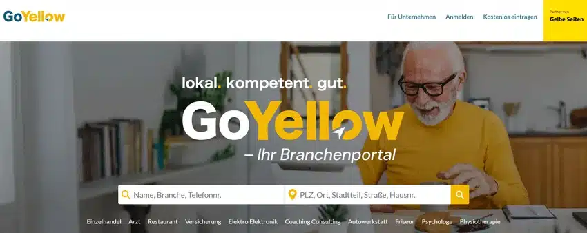 GoYellow - Your Business Book for Germany