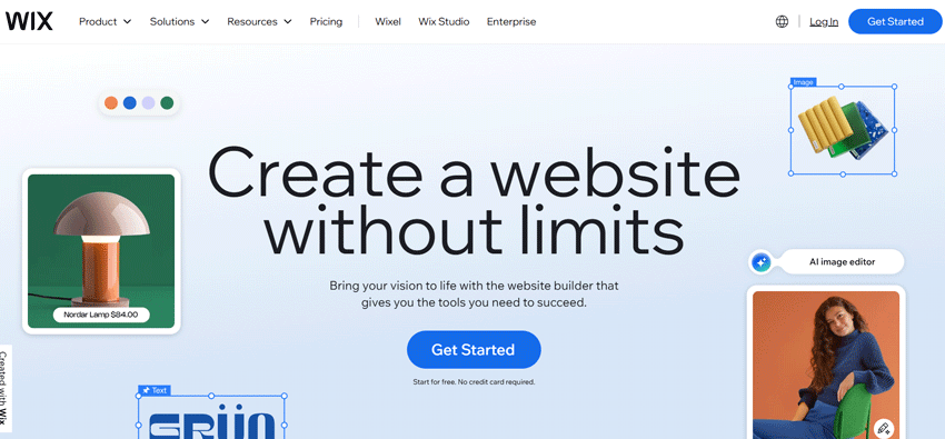 Create Free Web 2.0 Page With Wix