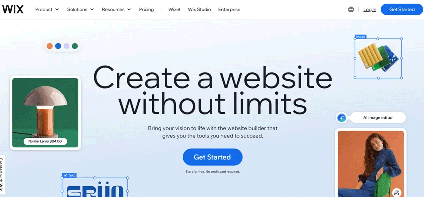 Create Website With Wix Site Builder