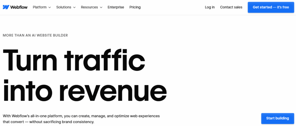 Webflow - Create Custom Websites