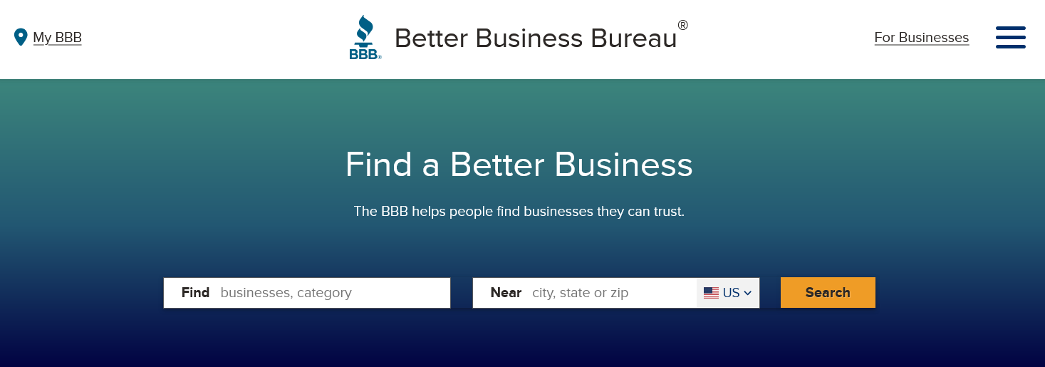 Better Business Bureau (BBB)